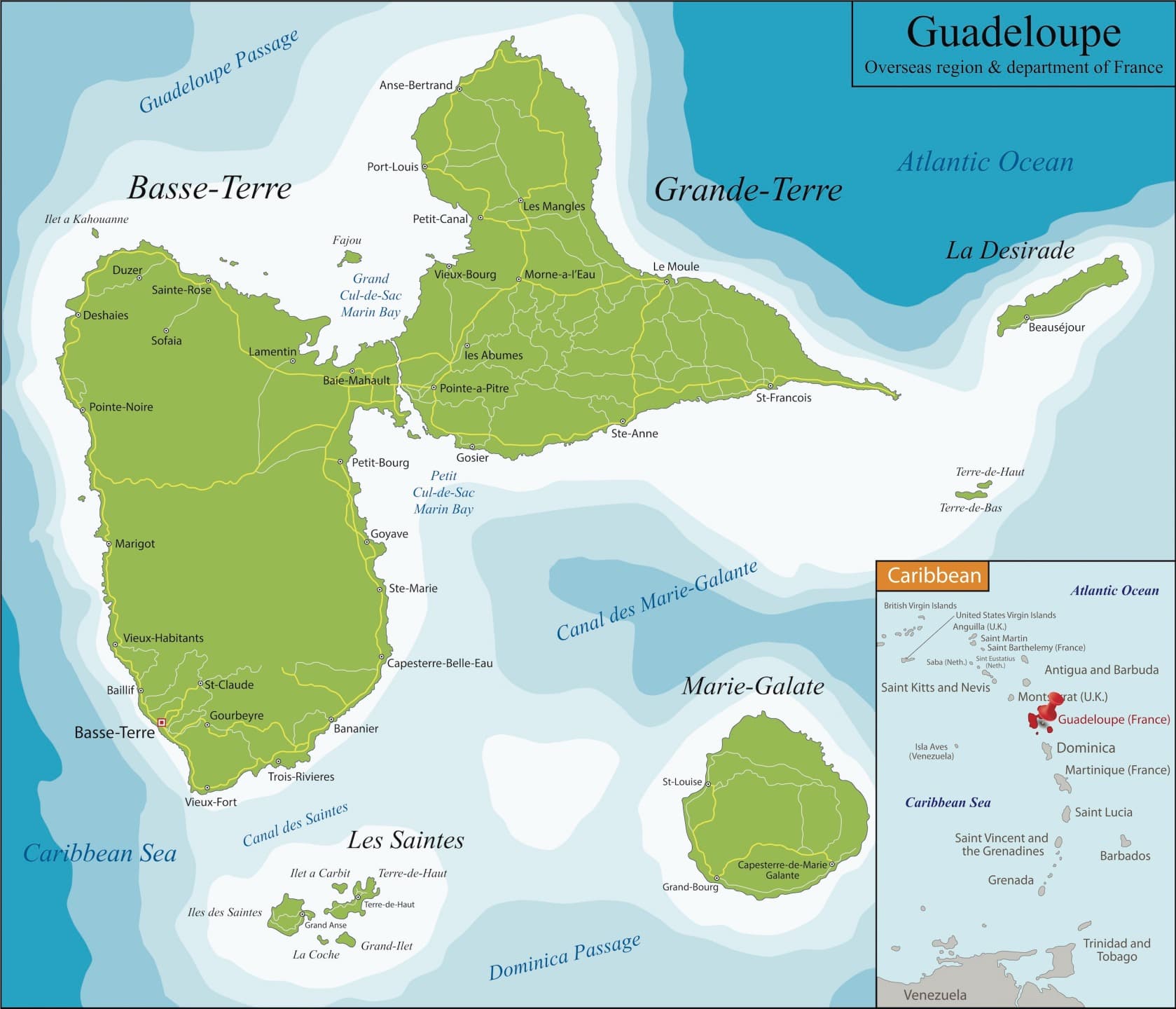 Geography of Guadeloupe